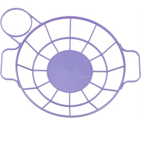 portapiatto e bicchiere in plastica glicine eliplast