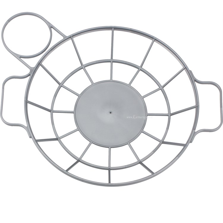 Portapiatto e bicchiere in plastica Grigio