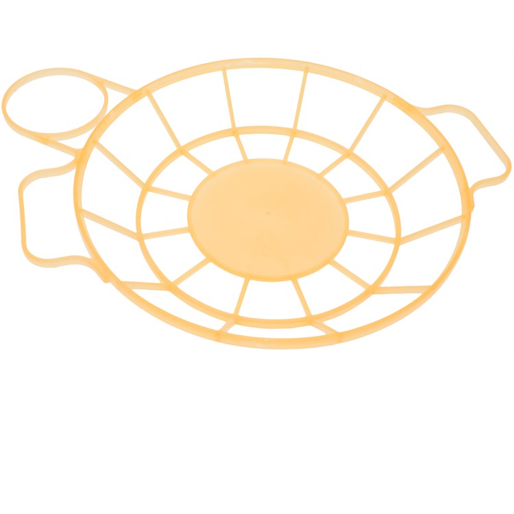 Portapiatto e bicchiere in plastica Arancio Murano Trasparente