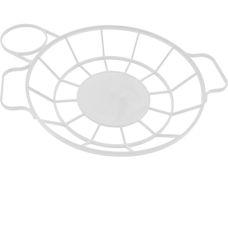 Portapiatto e bicchiere in plastica Bianco