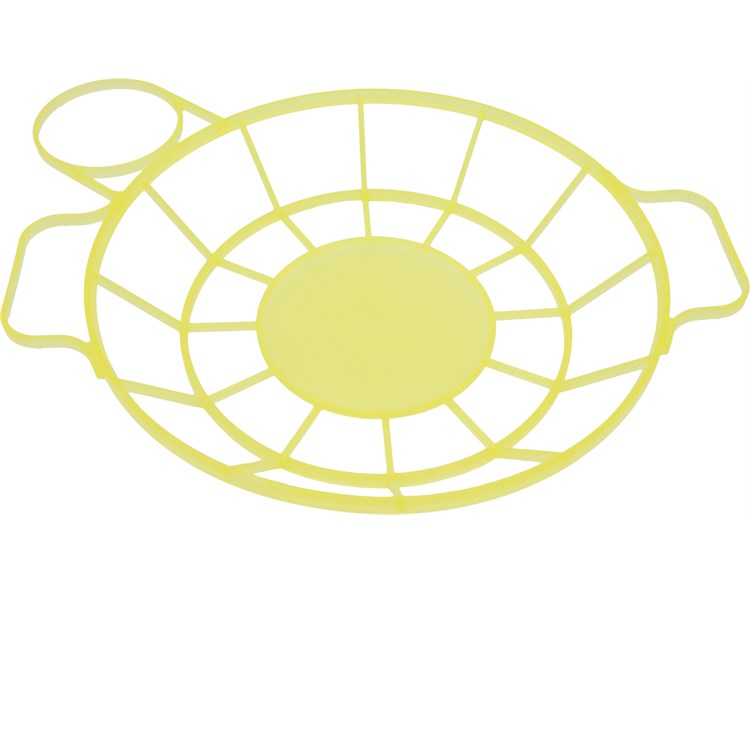 Portapiatto e bicchiere in plastica Giallo Murano Trasparente