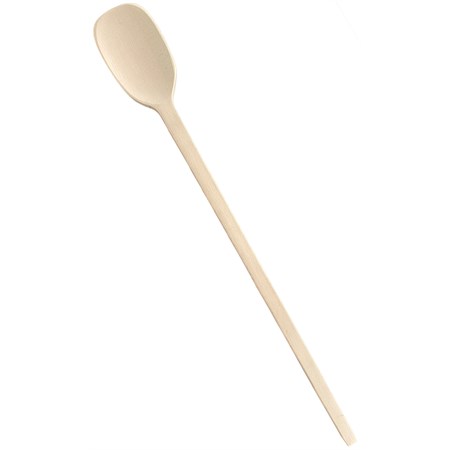 cucchiaione in legno di faggio con manico quadro cm 100