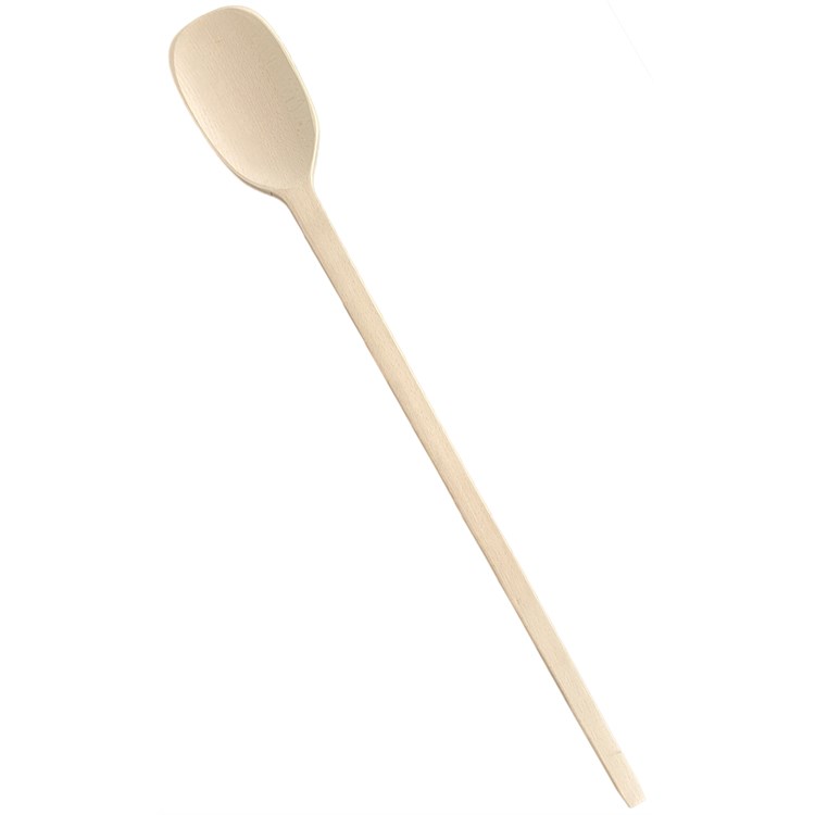 Cucchiaione In Legno Di Faggio Con Manico Quadro cm 100