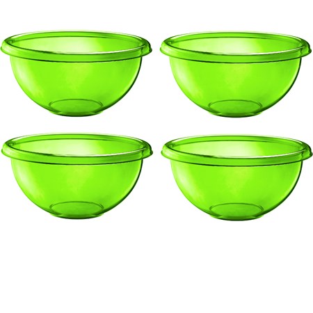 set 4 ciotole season 15 cm verdi guzzini