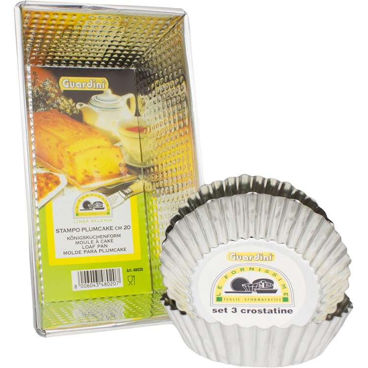 Stampo Plumcake Con In Regalo 3 Stampi Crostatine