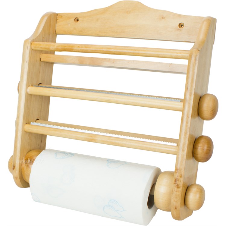 Portarotolo Da Cucina In Legno