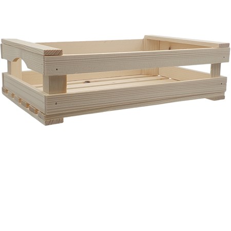 cassetta in legno di faggio cm 75 h