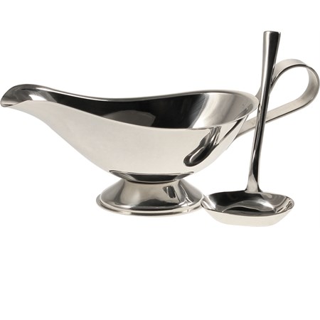 salsiera con base e mestolo cl 22 pintinox