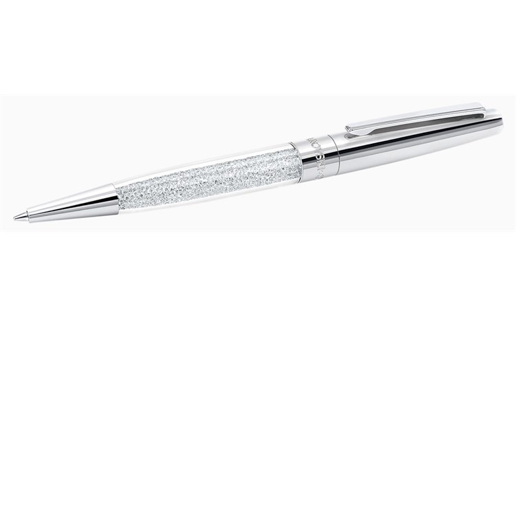 Penna A Sfera Crystalline Stradust Argento 