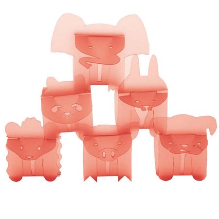 party animals allacciatovaglioli rosso e my guzzini