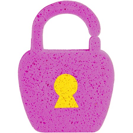 spugna da bagno viola lock e my