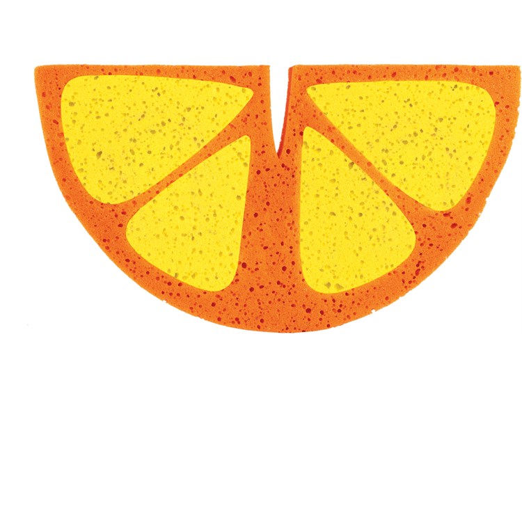 Spugna da bagno Slice Arancio