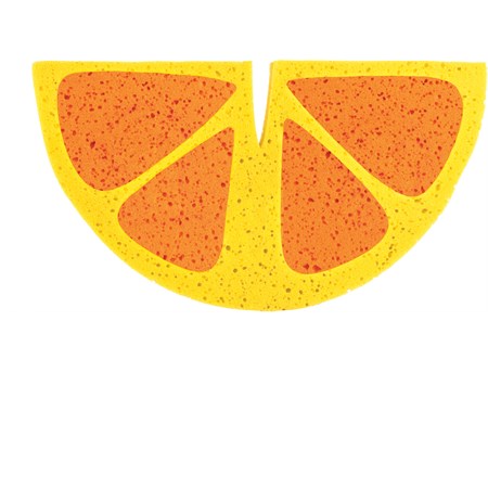 spugna da bagno slice giallo e my guzzini