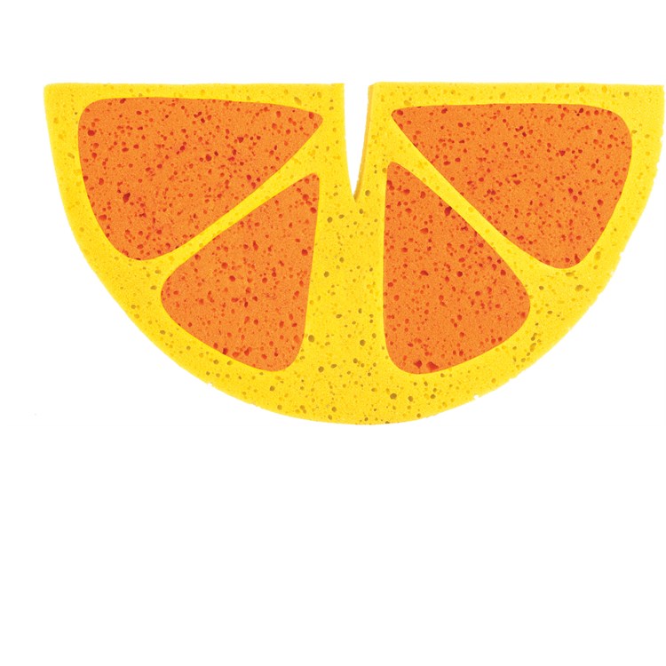 Spugna da bagno Slice Giallo