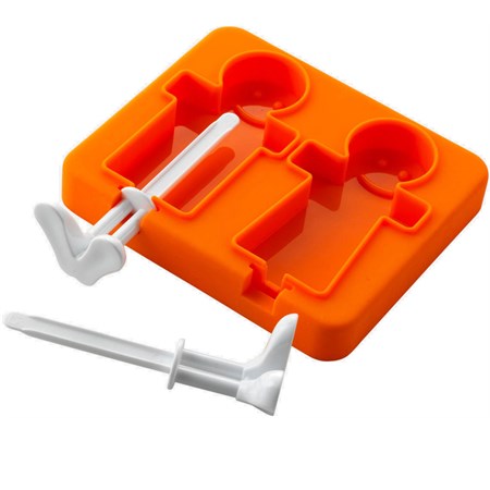 stampo per ghiaccioli icepeople arancio e my