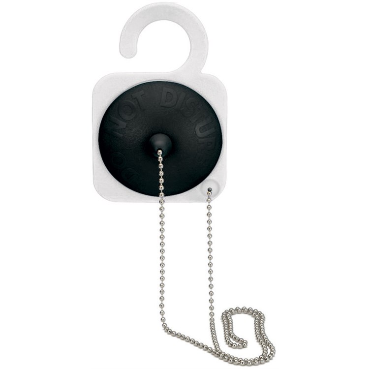 Ferma Porta Appendibile Pluggy Nero 