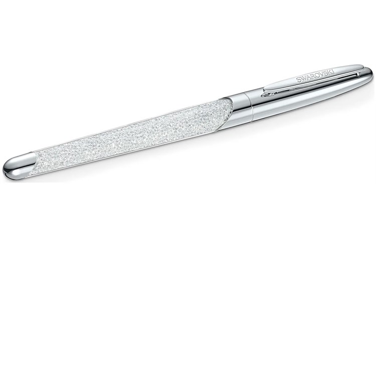 Penna Roller Crystalline Nova Bianco Cromato