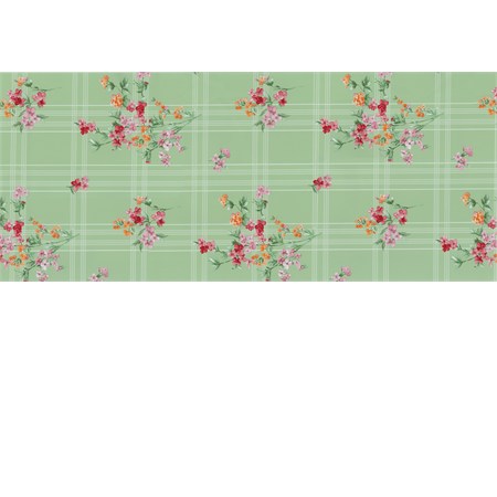 tovaglia plastificata al metraggio fiori su tiffany