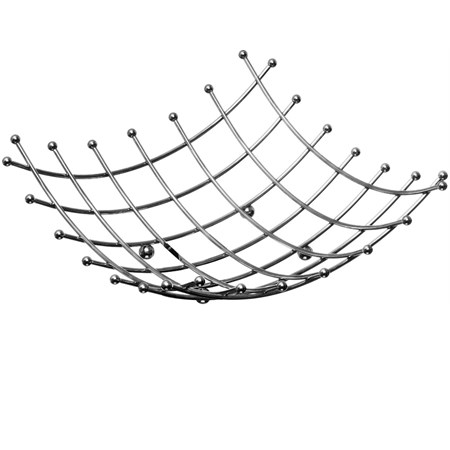 fruttiera centrotavola cromato