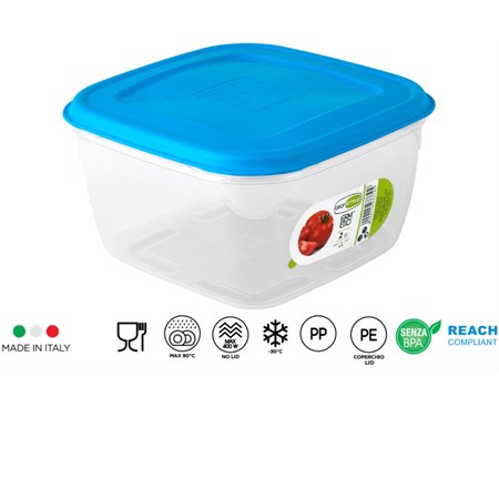 contenitore ermetico quadrato 3 lt