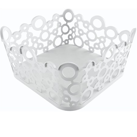 cestino quadrato forme bianco