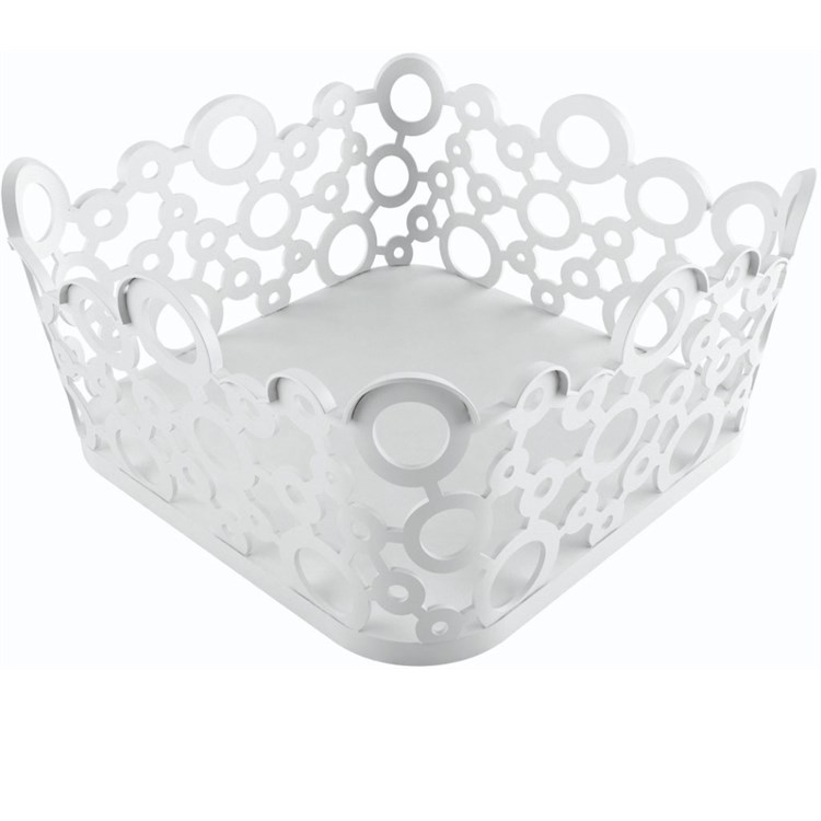 Cestino Quadrato ForMe Bianco