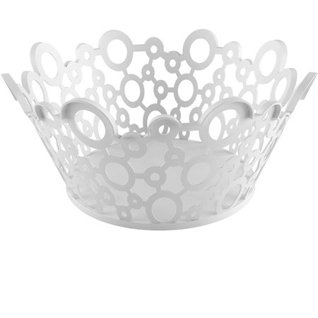 cestino tondo forme milleusi bianco