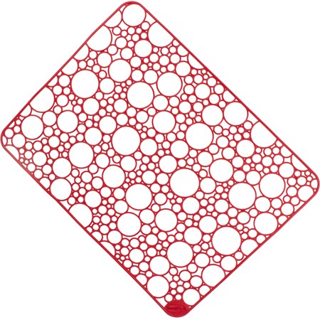 tappeto lavello large rosso