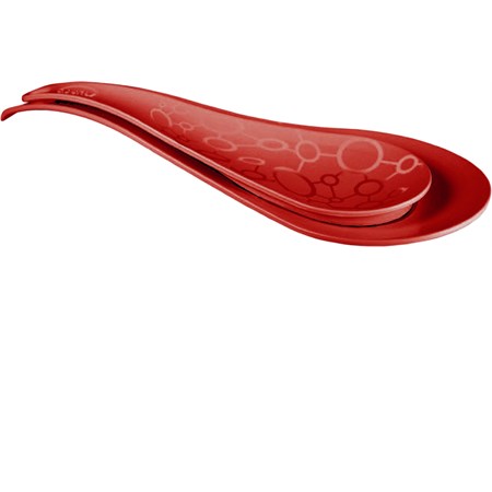 doppio posamestolo rosso