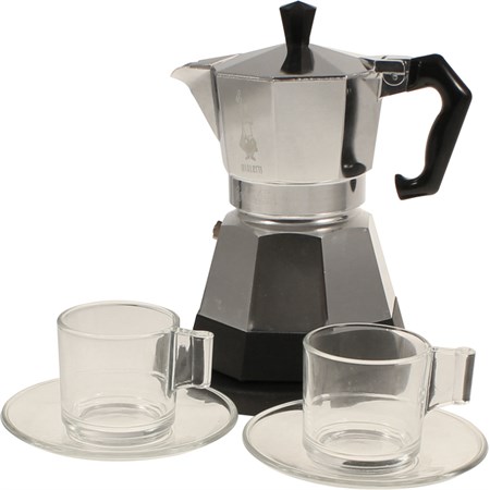 set moka elettrica easy tz 6 con tazzine caffe bialetti