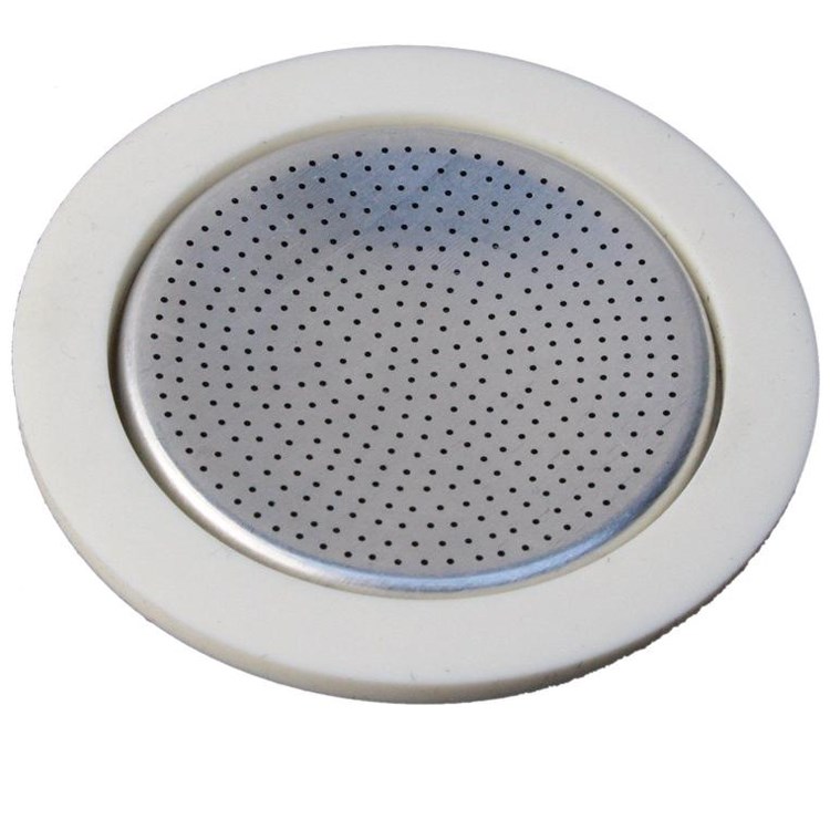 Ricambio Originale Guarnizione Con Piastrina Moka Express 3 Tz