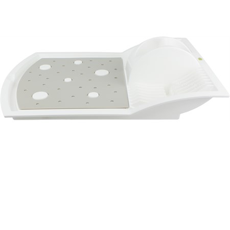 scolastoviglie con tappetino grigio