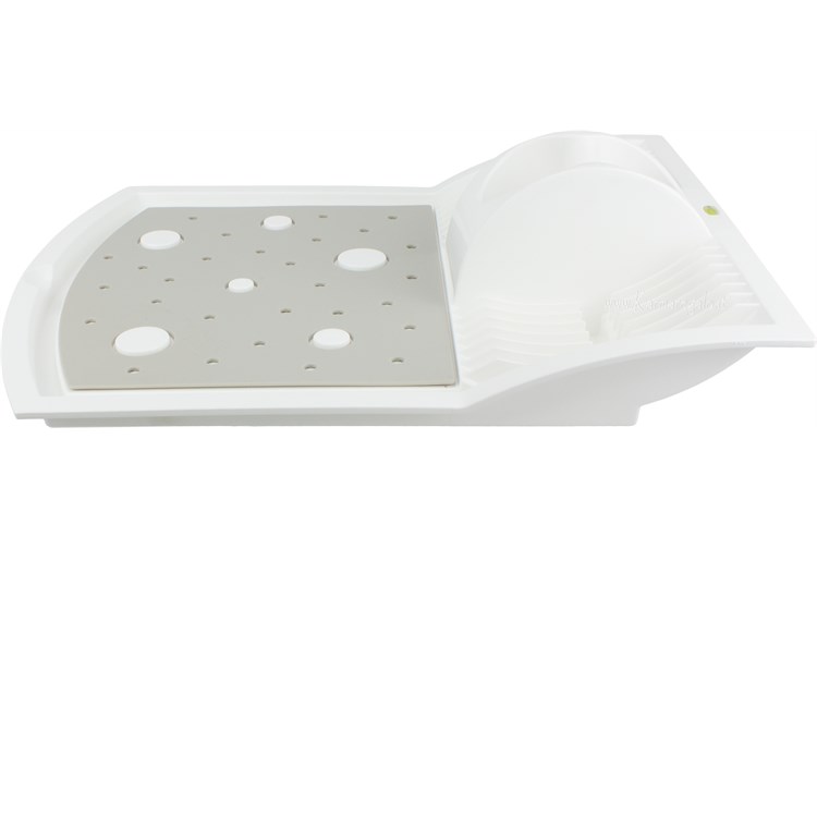 Scolastoviglie con tappetino Grigio