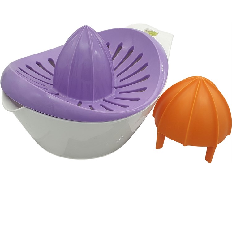 Spremiagrumi Riflori viola e bianco