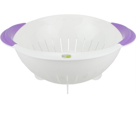 scolapasta riflori bianco e viola gio style