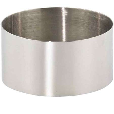 tagliapasta cerchio liscio inox cm 8 x 4 h