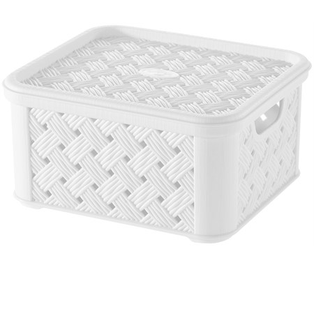 scatola piccola arianna con coperchio bianco