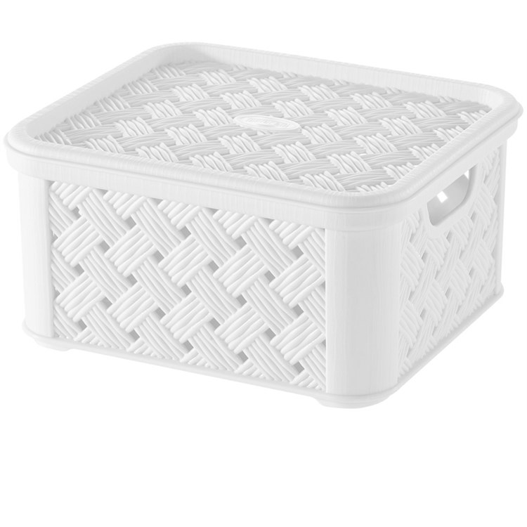 Scatola piccola Arianna con coperchio bianco