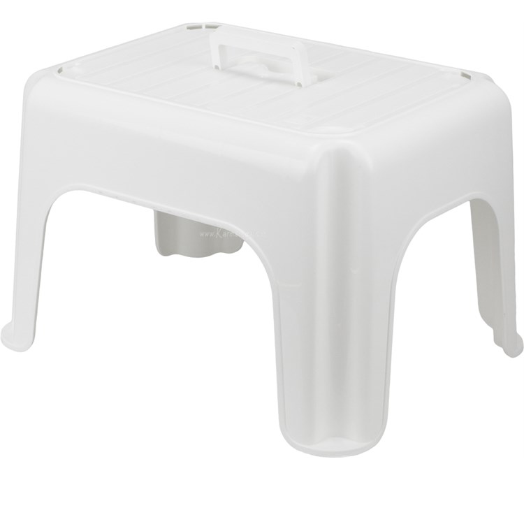 Sgabello panna con maniglia 