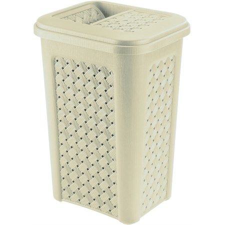 pattumiera arianna angora con coperchio a tasca