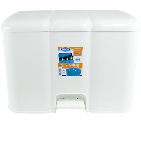 pattumiera differenziata patty 3 aurora bianca tontarelli