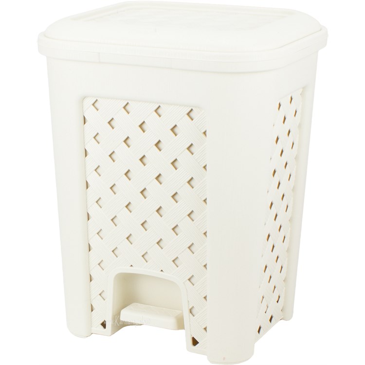 Pattumiera a pedale Arianna angora