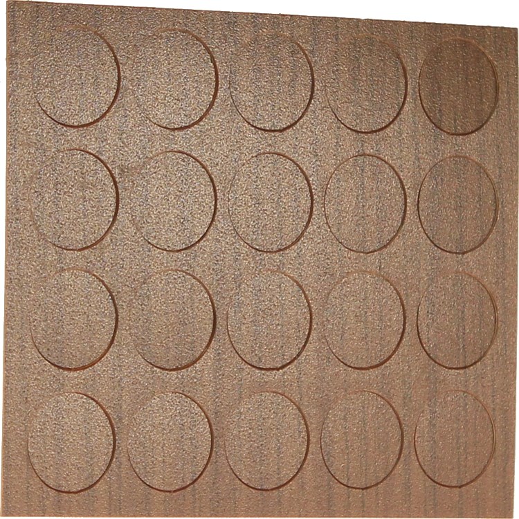 Set 20 Feltrini Adesivi Marrone