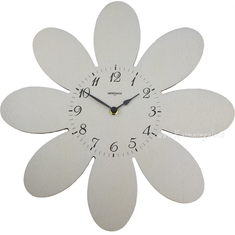 Orologio da parete Fiore Alluminio
