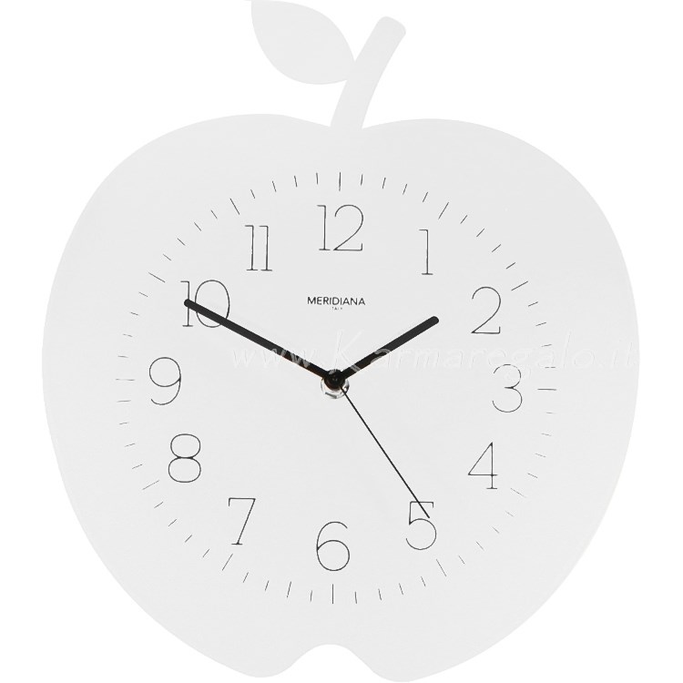Orologio Da Parete Mela Bianco