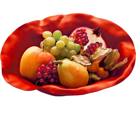 sarria cestino rotondo rosso