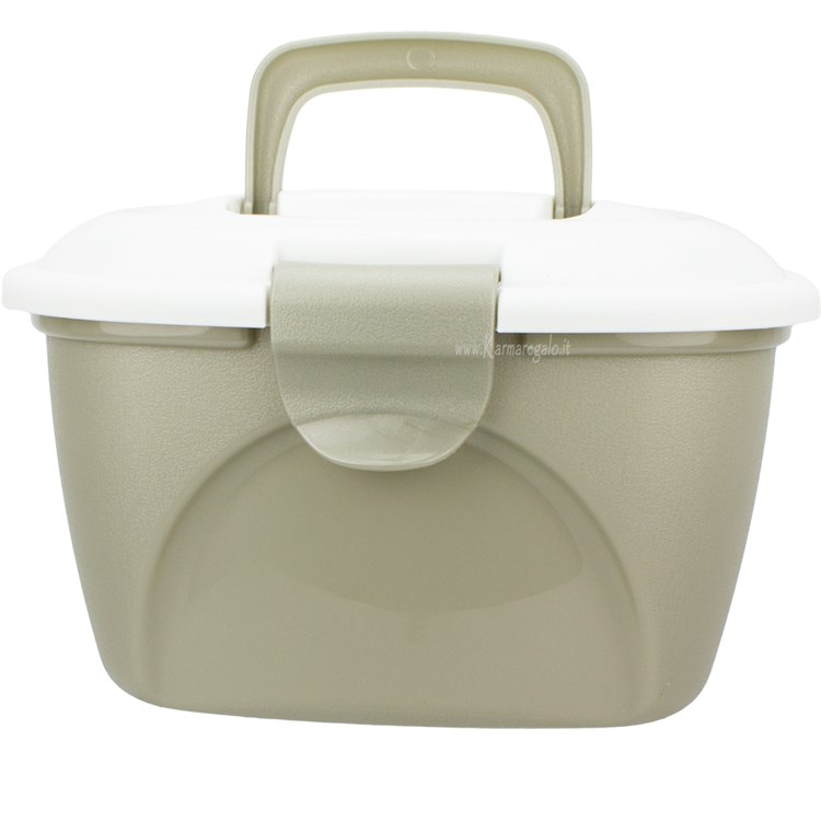 Cofanetto beauty grigio