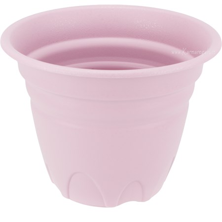vaso tullipan rotondo rosa cm 20
