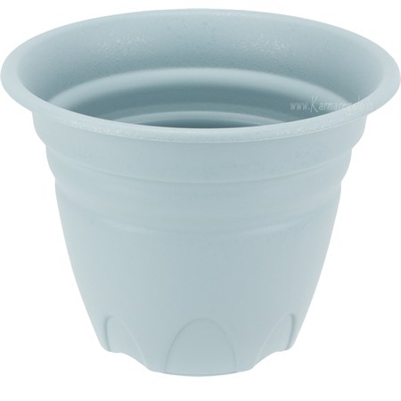 vaso tullipan rotondo azzurro cm 20