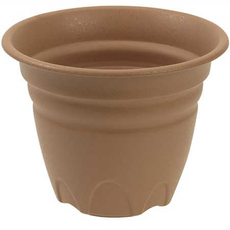 vaso tullipan rotondo marrone cm 20